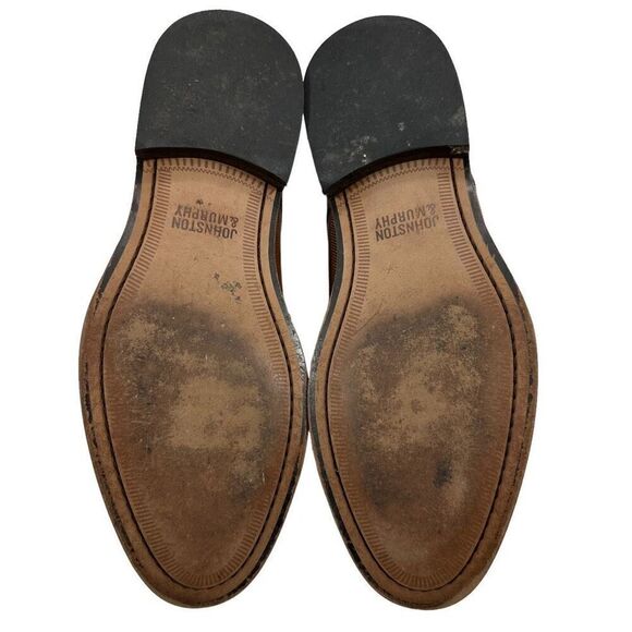 Johnston & Murphy Leather Cap Toe Oxfords